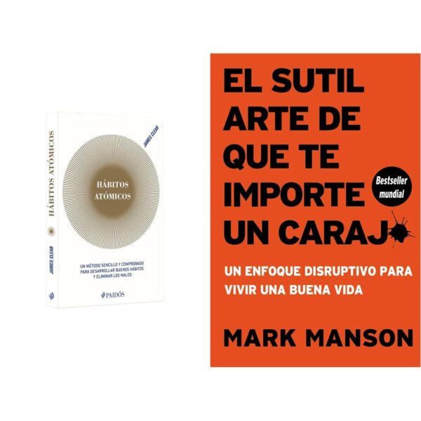 Pack Hábitos Atómicos + El sutil arte de que te importe un carajo