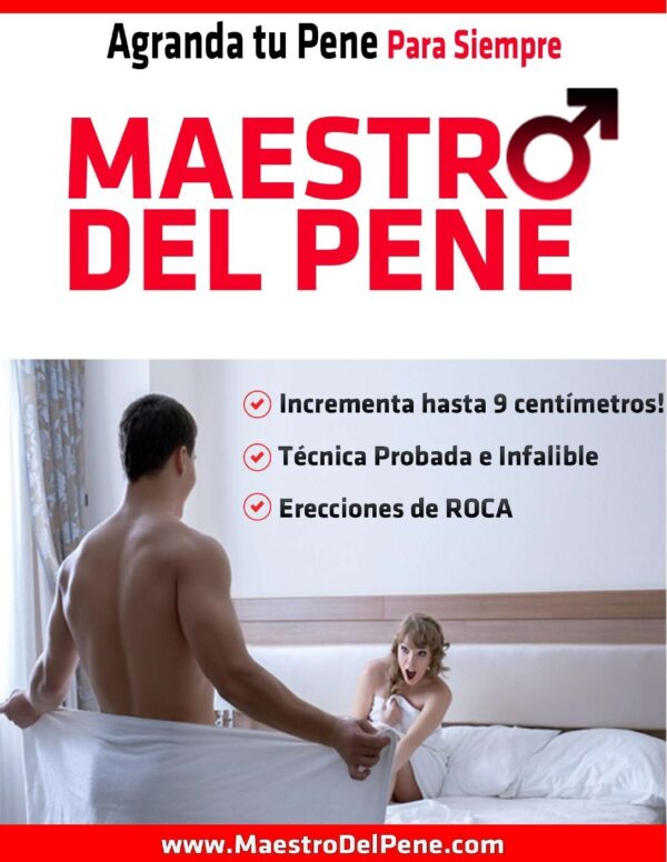 Maestro del pene: Agranda tu pene para siempre de Rafael Cruz