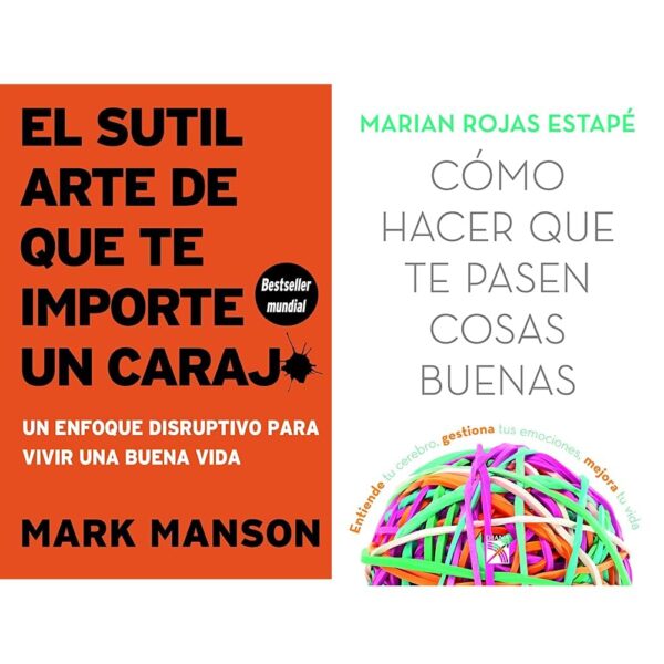 Pack El sutil arte de que te importe un carajo + Cómo hacer que te pasen cosas buenas