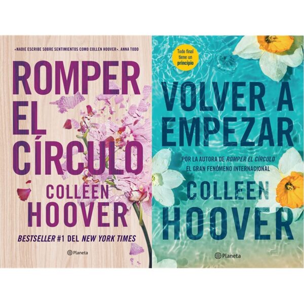 Pack It starts with us: Romper el círculo + Volver a empezar de Collen Hoover