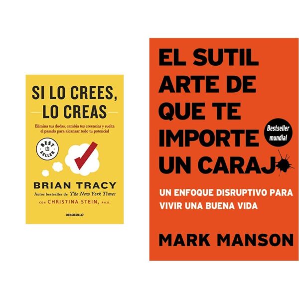 Pack Si lo crees, lo creas+ El sutil arte de que te importe un carajo
