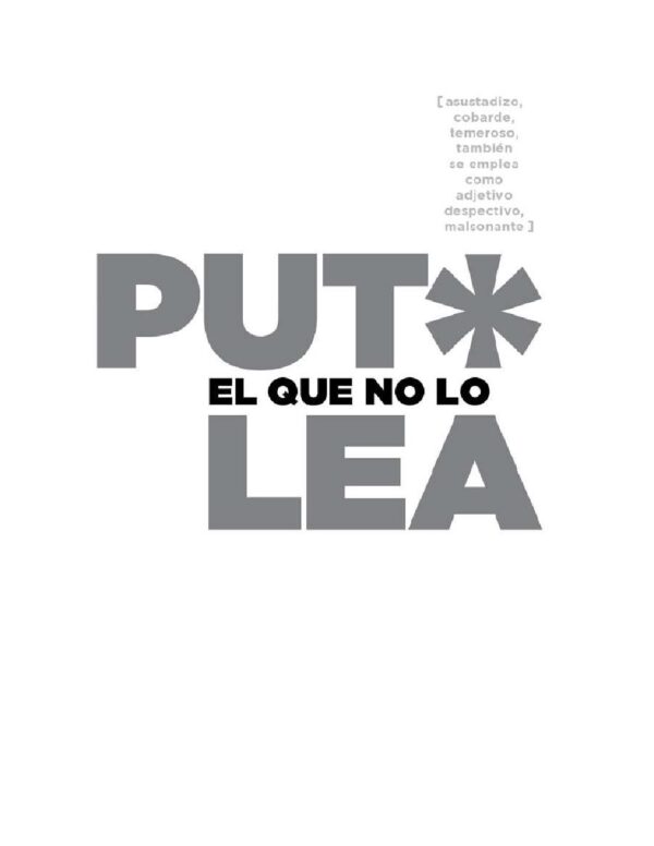 Puto el que no lo lea de Diego Dreyfus