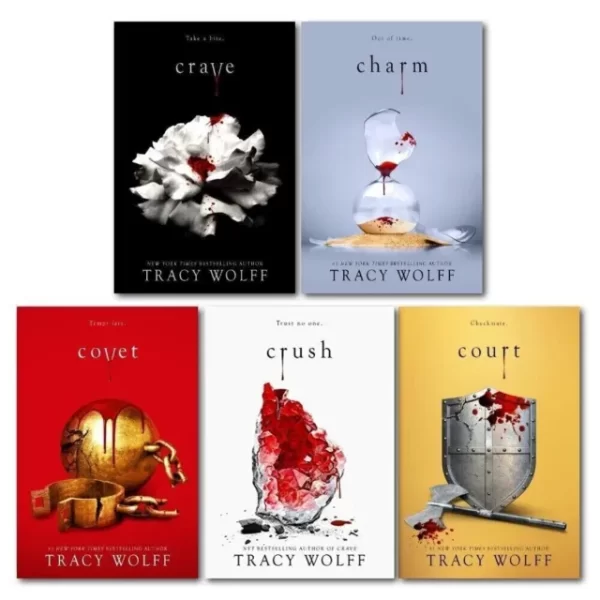 Pack 5 Serie Crave: Anhelo + Furia + Ansia + Fulgor + Hechizo de Tracy Wolff