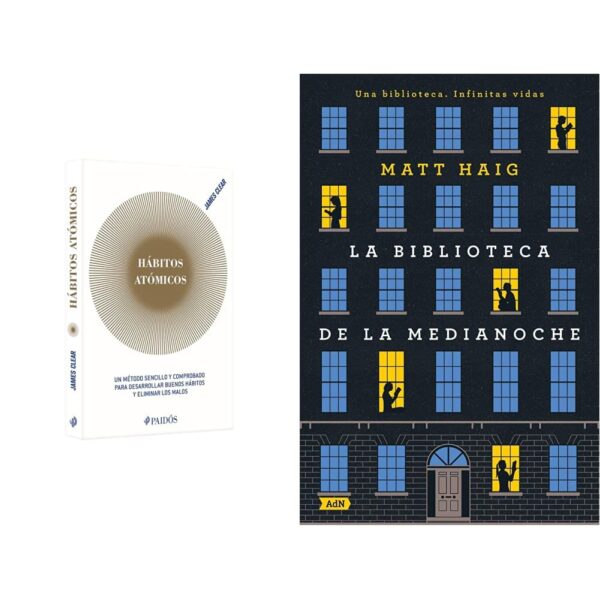 Pack Hábitos Atómicos + La biblioteca de la media noche