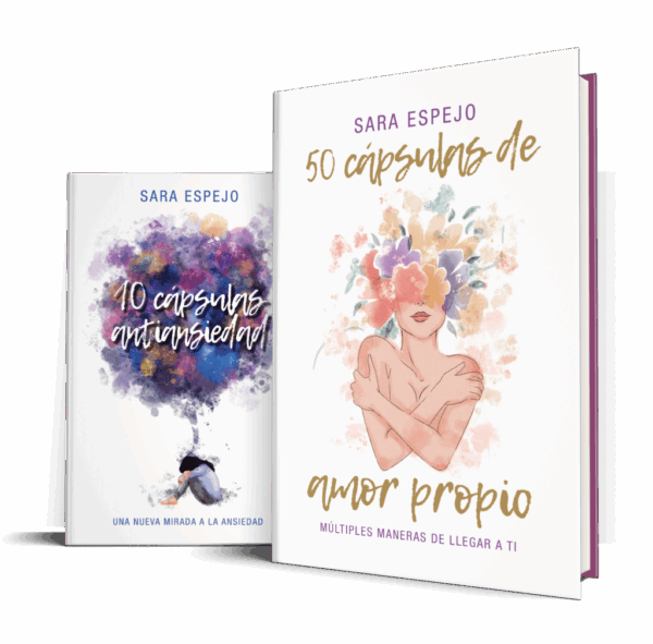 Pack Cápsulas: 50 Cápsulas de amor propio + 10 Cápsulas antiansiedad de Sara Espejo