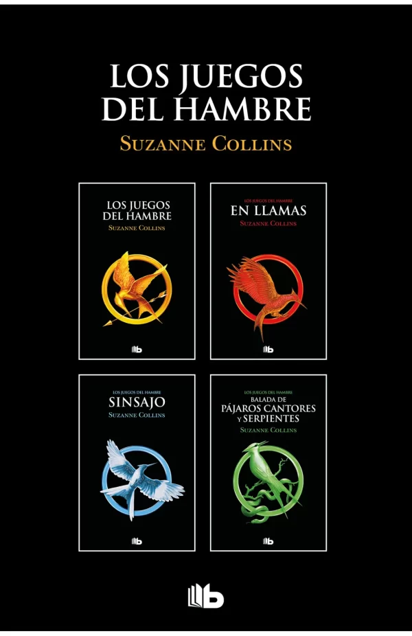 Pack Los Juegos del Hambre 2: Los Juegos del Hambre + En Llamas + Sinsajo + Balada de Pájaros Cantores y Serpientes de Suzanne Collins