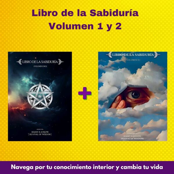Pack 1 Libro de la Sabuduría Volumen 1 y 2 de Harry B. Joseph