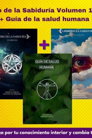 Pack 4 Libro de la Sabiduría Volumen 1 y 2 + Guía de Salud Humana de Harry B. Joseph