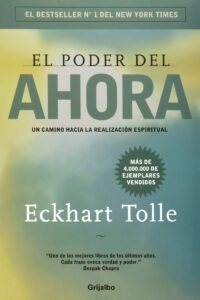Portada de El poder del ahora de Eckhart Tolle