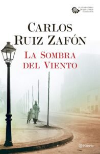 Portada de La sombra del viento de Carlos Ruiz Zafón