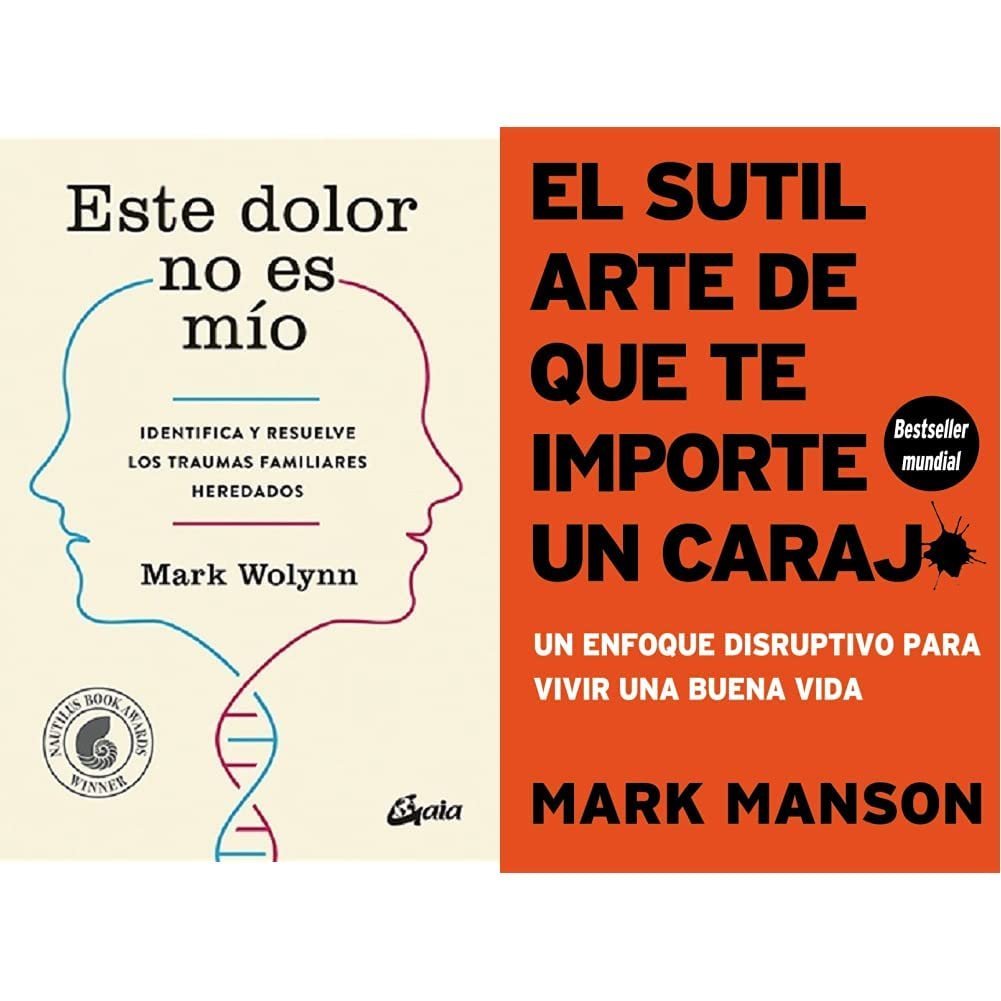 Pack Este dolor no es mío y El sutil arte de que te importe un carajo 1 Pack Este dolor no es mío y El sutil arte de que te importe un carajo