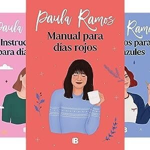 Pack Trilogía Ellas: Manual para días rojos + Instrucciones para días rosas + Consejos para días azules de Paula Ramos