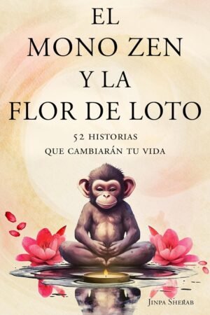 El mono zen y la flor de loto de Jinpa Sherab