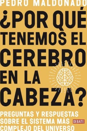 Portada de ¿Por qué tenemos el cerebro en la cabeza?: Preguntas y respuestas sobre el sistema más complejo del universo de Pedro Maldonado